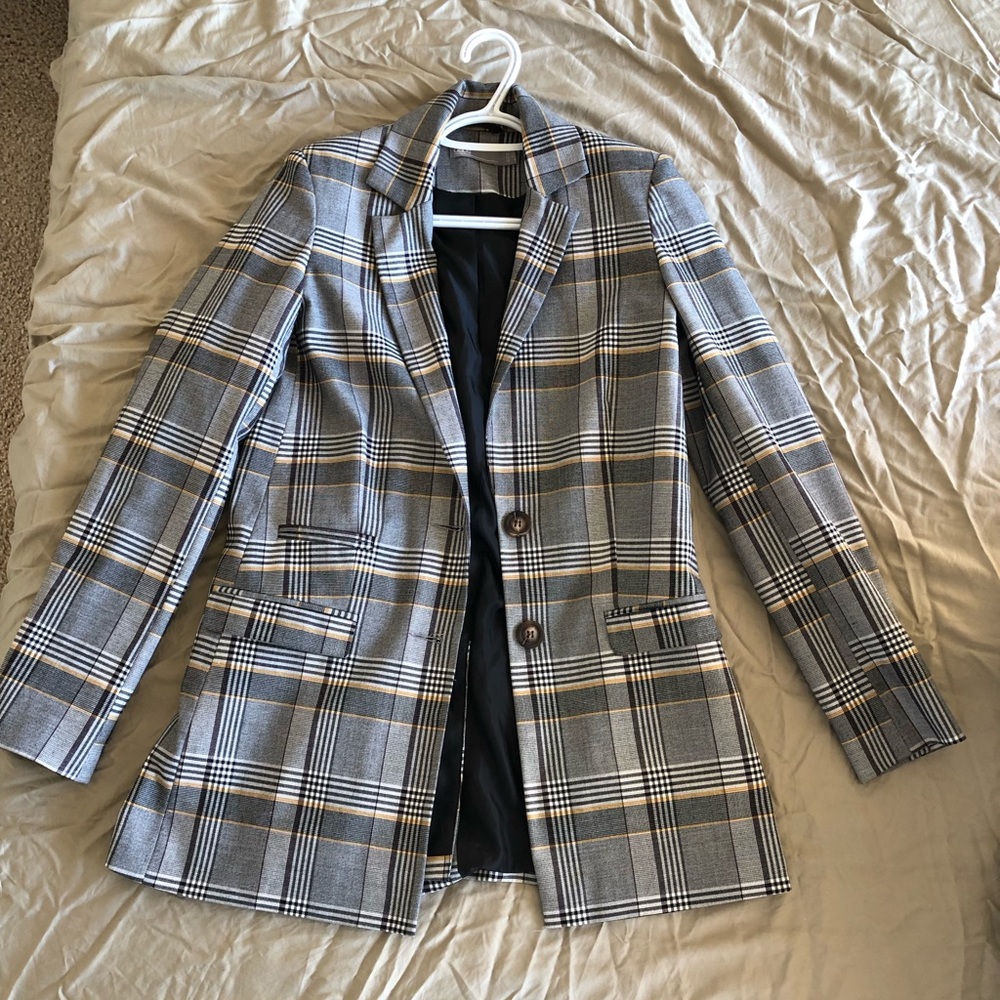 ASOS Tailored Bold Spring Check Blazer